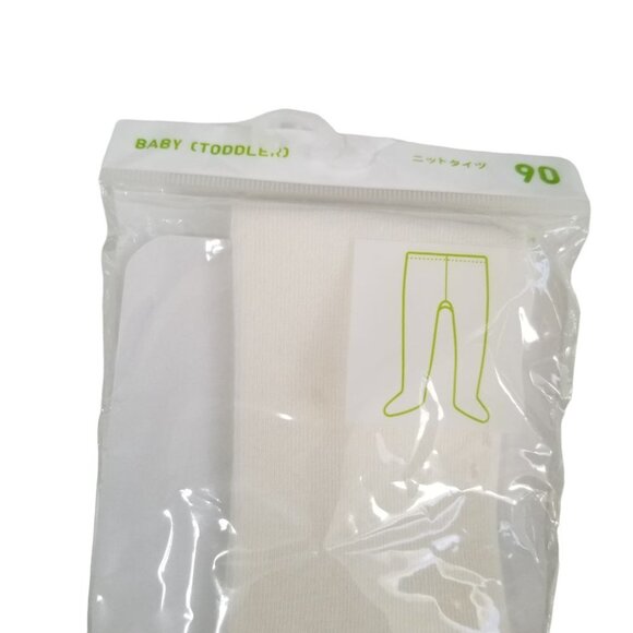 NWT UNIQLO Baby‎ Gripped Footed Stockings Size 18-24M Color Off White - Picture 4 of 6
